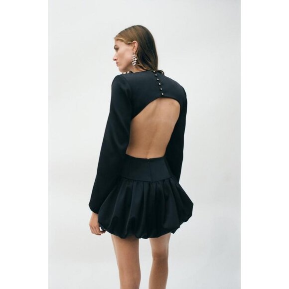 ZARA SHORT ANIMAL EMBOSSED FAUX LEATHER JACKET - Picture 6 of 11